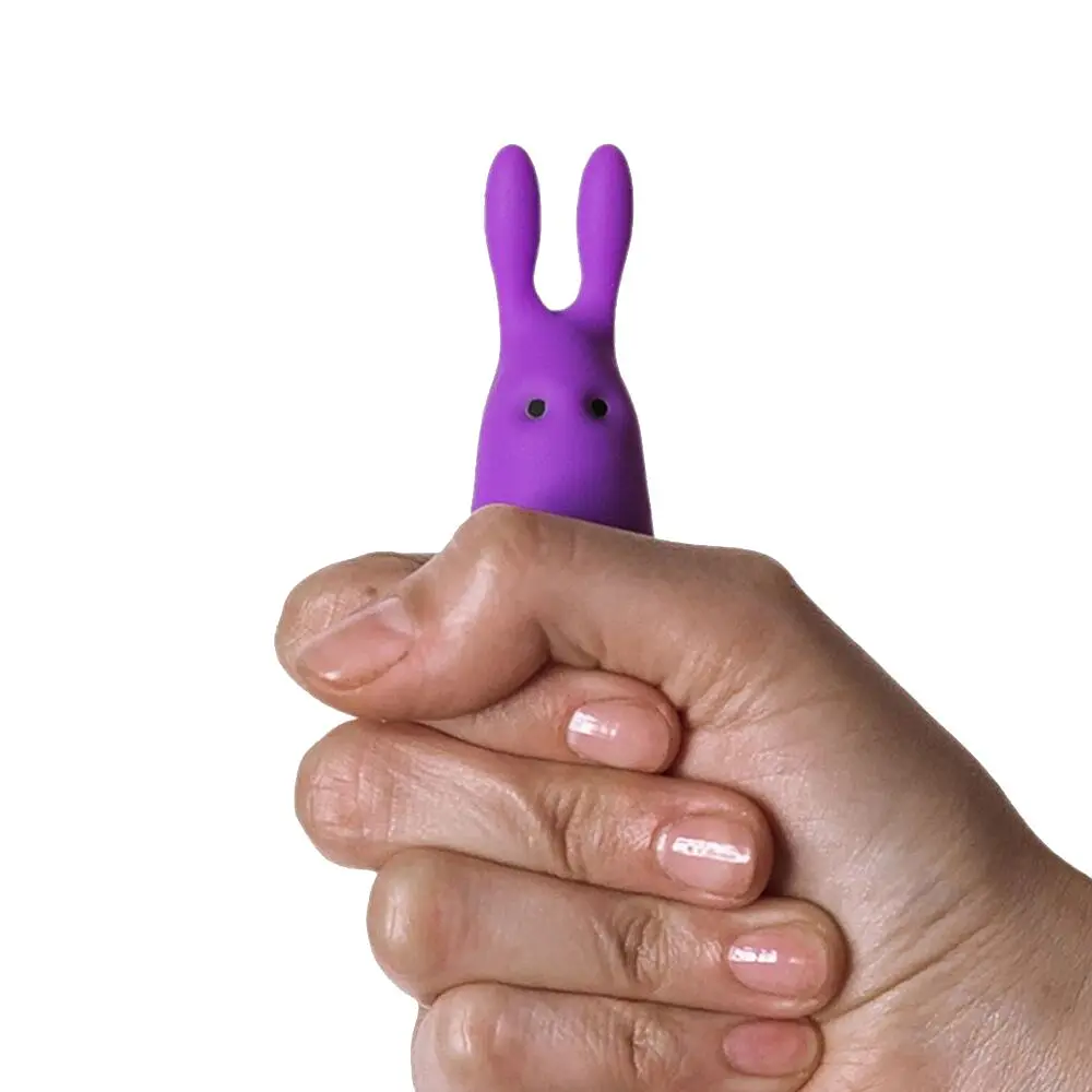 Віброкуля Adrien Lastic Pocket Vibe Rabbit Purple зі стимулювальними вушками - фото 4