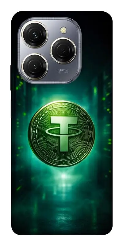 TPU чохол Demsky Usdt для TECNO Spark 20 Pro