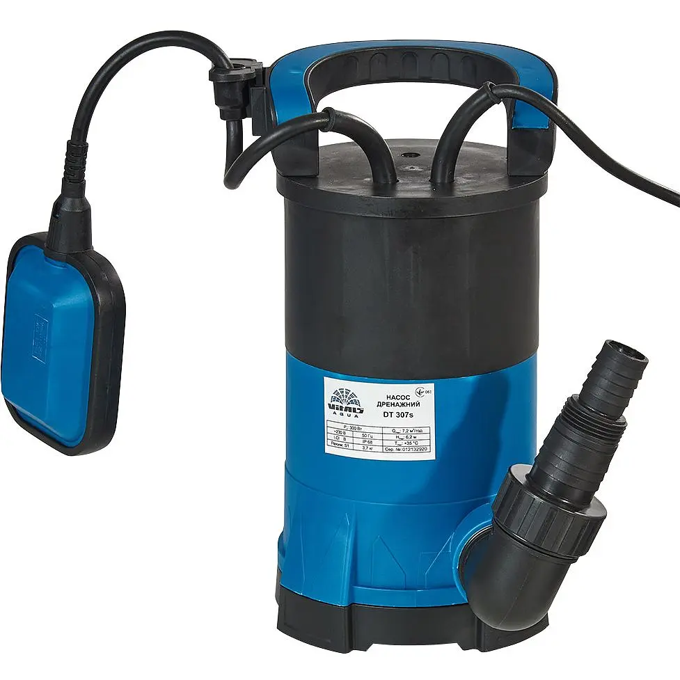 Насос занурювальний дренажний Vitals Aqua DT 307s для чистої води (47607) - фото 1