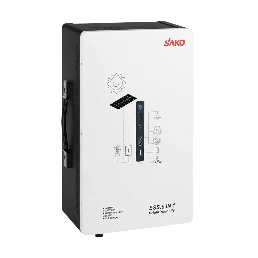 Cистема резервного живлення (інвертор та батарея) Sako Alpha-ESS-1000W/2KWh настінна. Потужність 1000 Вт, енергоємність 2009.6 Вт*год, LifePO4 (42-00315) - фото 3