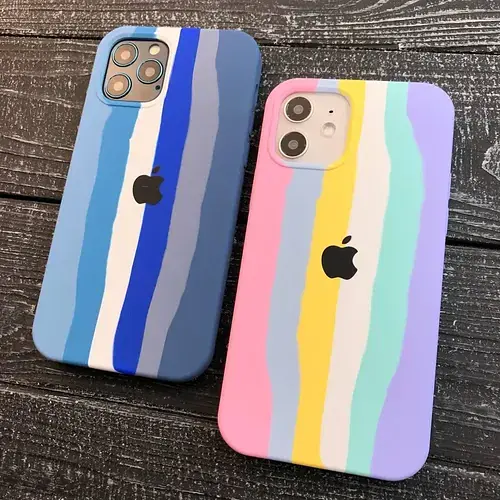 Чохол-накладка Grand для iPhone 11 X 12 13 Rainbow - фото 4