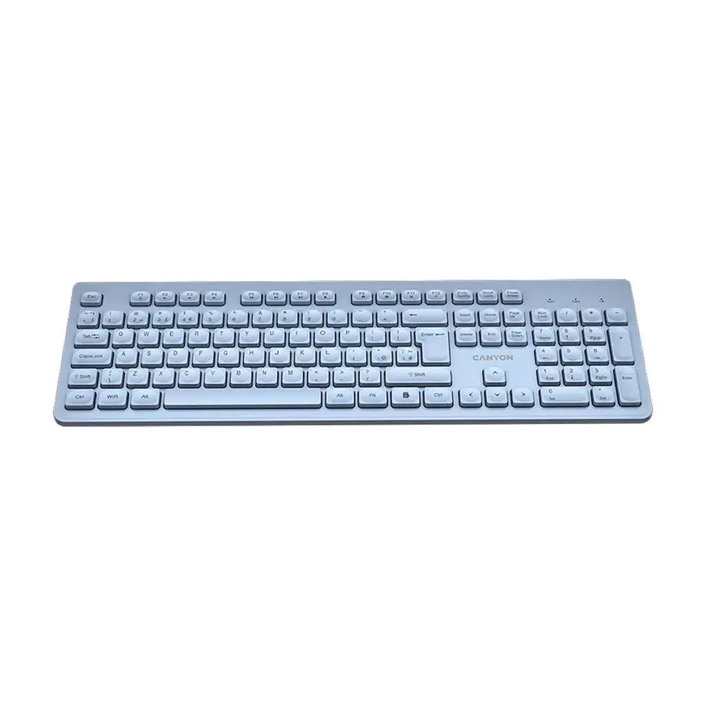 Клавіатура Canyon HKB-W01 Silent Wireless UA Blue (CNS-HKBW01BL) - фото 3