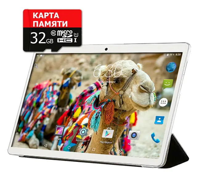 Планшет-телефон Adronix MT116 2GB RAM Silver + Чохол-книжка + Карта пам'яті 32GB - фото 2