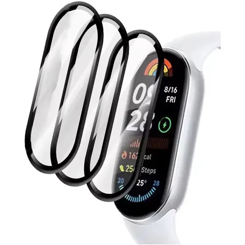 Защитная пленка DK CDK для Xiaomi Mi Smart Band 8 Composite Film box 3 шт. (014710) (black) - фото 2