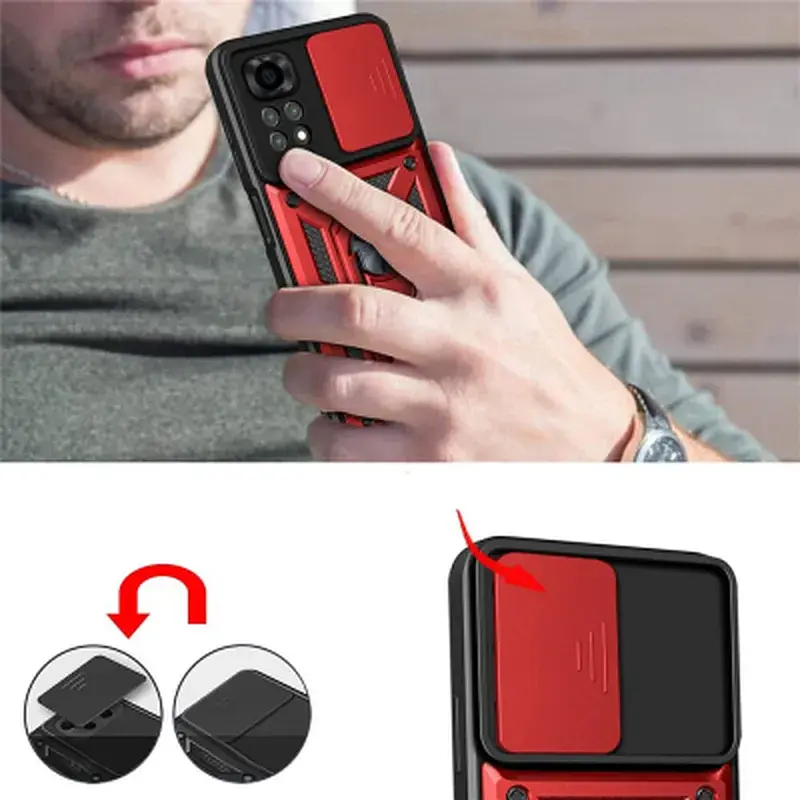 Чохол до мобільного телефона BeCover Military Xiaomi Redmi Note 11 / Note 11S Red (707415) - фото 5