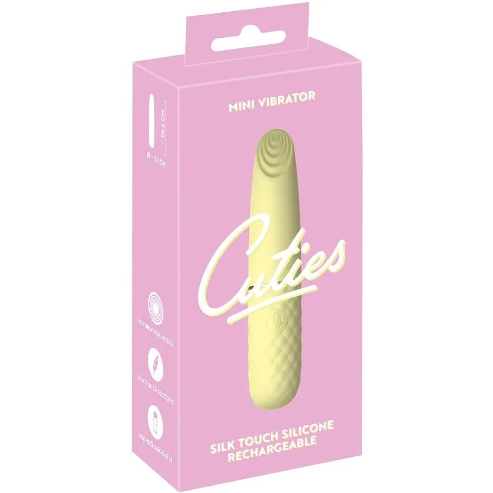 Мінівібратор Cuties Mini Vibrator yellow - фото 9