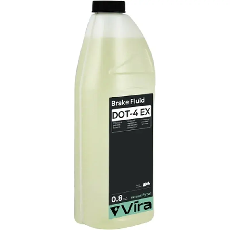 Гальмівна рідина VIRA Brake Fluid DOT-4 EX 0,8 л (VI1203) - фото 3