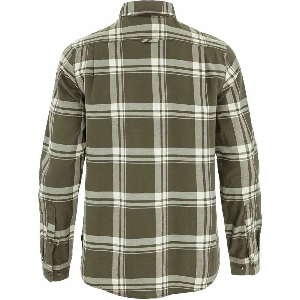 Сорочка Fjallraven Ovik Lite Flannel Shirt M XL laurel green/chalk white - фото 2