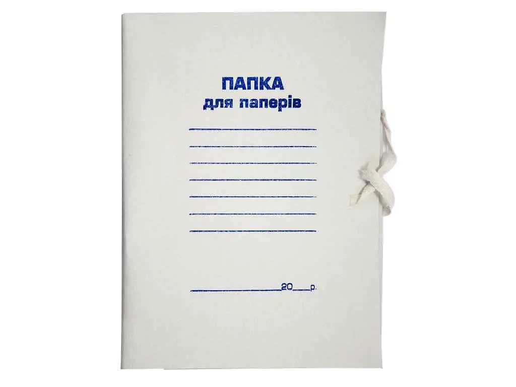 Папка BUROMAX на завязках JOBMAX, А4, картон, клеєний клапан BM.3359 - фото 2