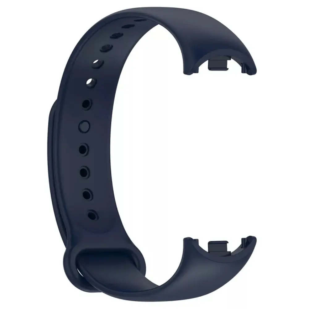 Ремінець для фітнес-браслета Lemfo для Xiaomi Mi Band 8 і 9 темно-синій - фото 2