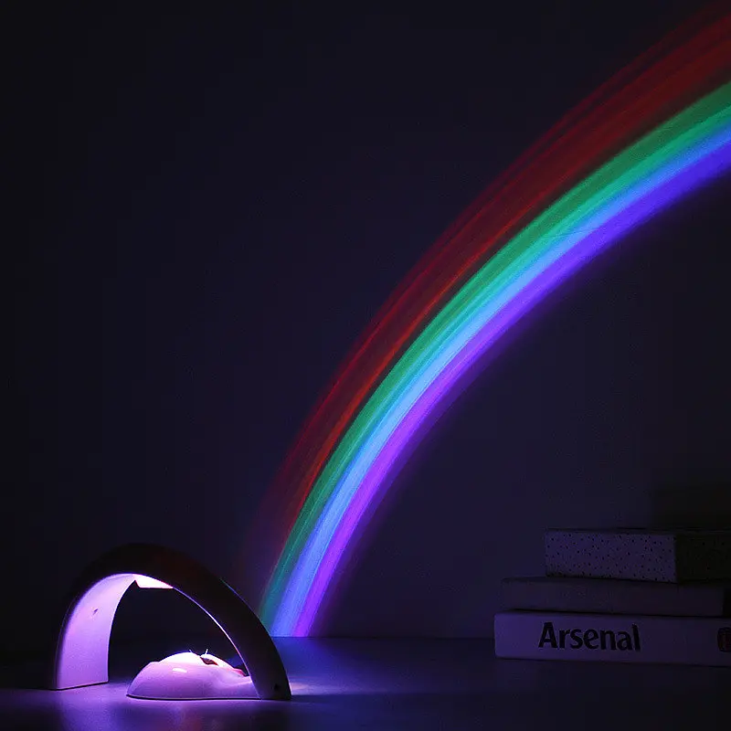 Нічник – проектор Райдуга RGB Lucky Rainbow · Світильник з проекцією веселки - фото 5