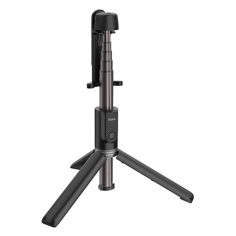 Селфі палиця бездротовий монопідштатів Hoco K11 Tripod Selfie Stand Bluetooth (Чорна)