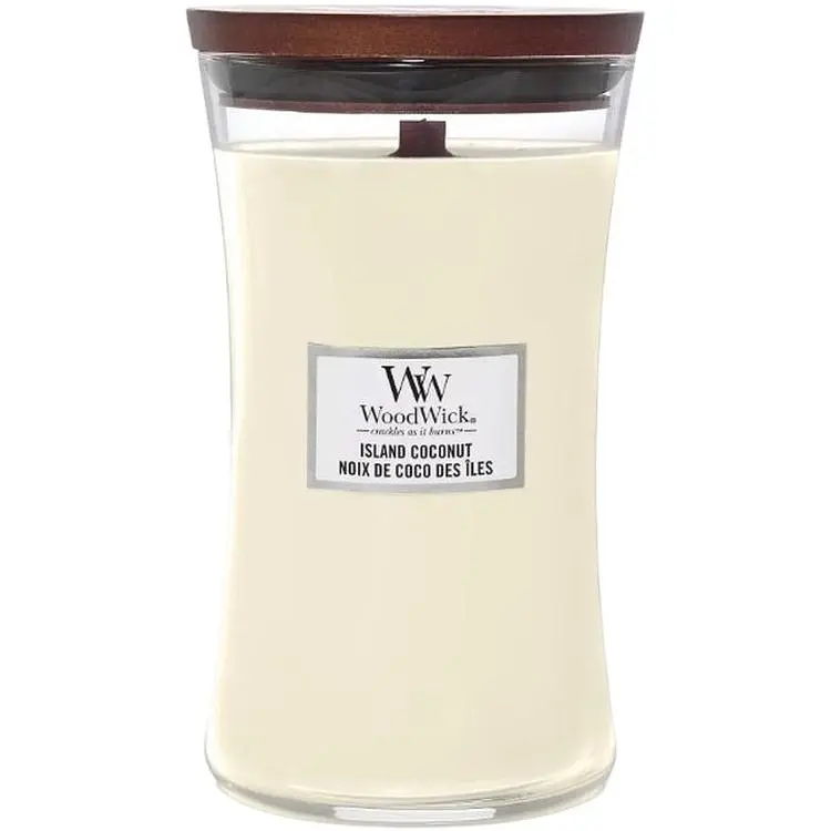 Свічка Woodwick Island Coconut Large Кокосовий острів 609 г (93115E) - фото 1