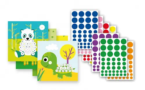 Игра со стикерами Apli Kids в металлической коробке Животные (13949) - фото 2