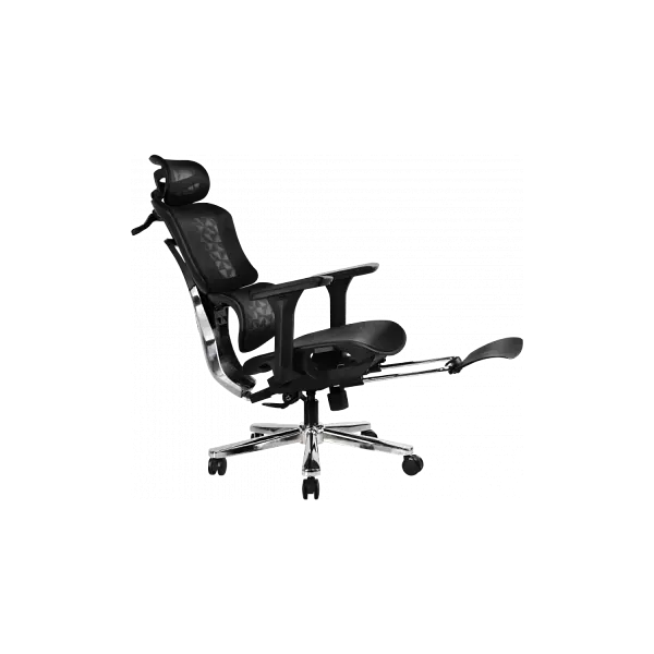 Офісне ергономічне крісло GT Racer B-528 Black - фото 4