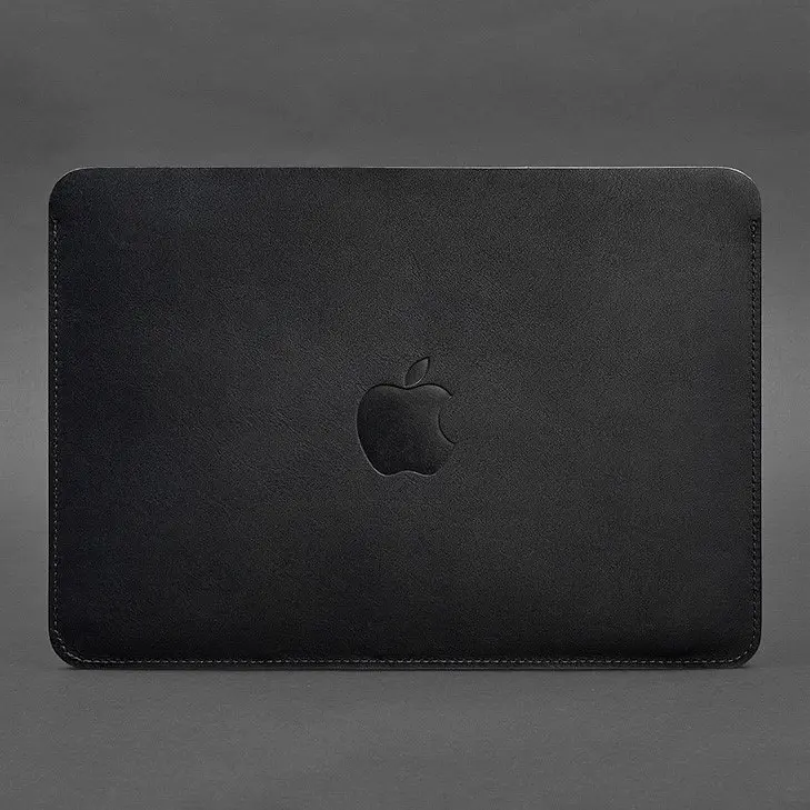 Чохол із натуральної шкіри BlankNote для MacBook 13 дюйм Синій Краст - фото 3