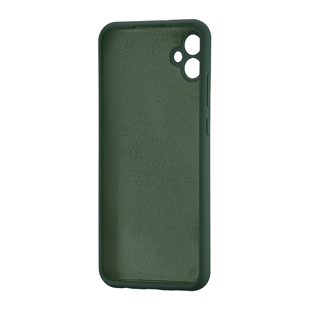 Чохол Silicone Case Samsung A04E / M04 / F04 (A042 / M045 / E045) Dark Green - фото 2