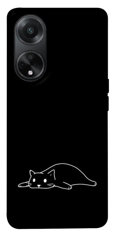 TPU чохол Demsky Lazy cat для Oppo A58 4G