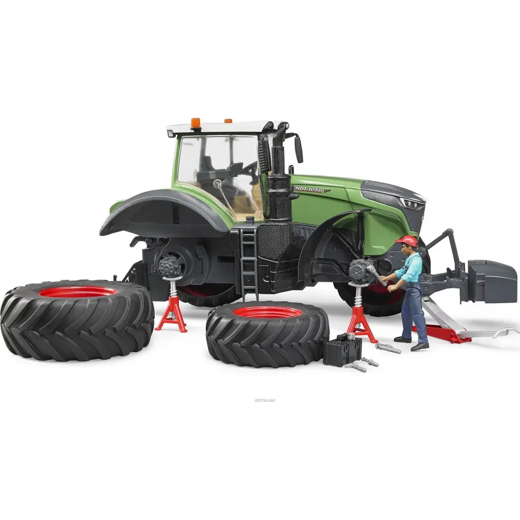 Масштабна модель автомобіля Bruder Трактор Fendt 1050 Vario з фігуркою та аксесуарами для ремонту (04041) - фото 2