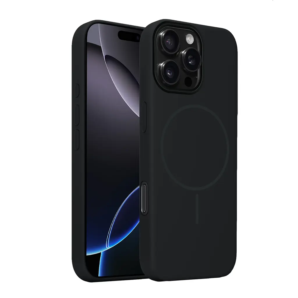 Чохол MAKE Apple iPhone 16 Pro Max Silicone Solo Black - фото 4