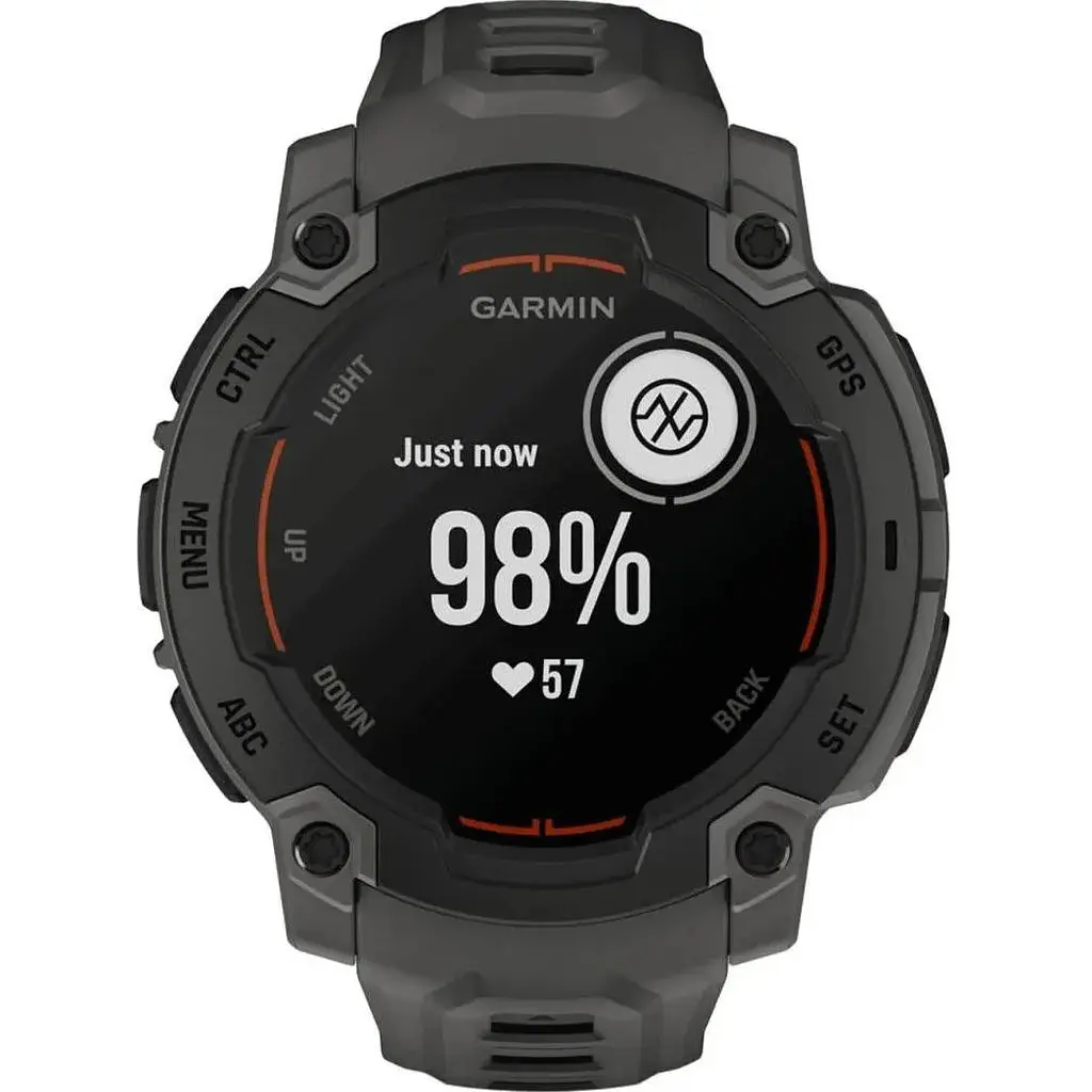 Смарт-годинник Garmin Instinct E 45mm Black with Charcoal Band (010-02933-00) - фото 3