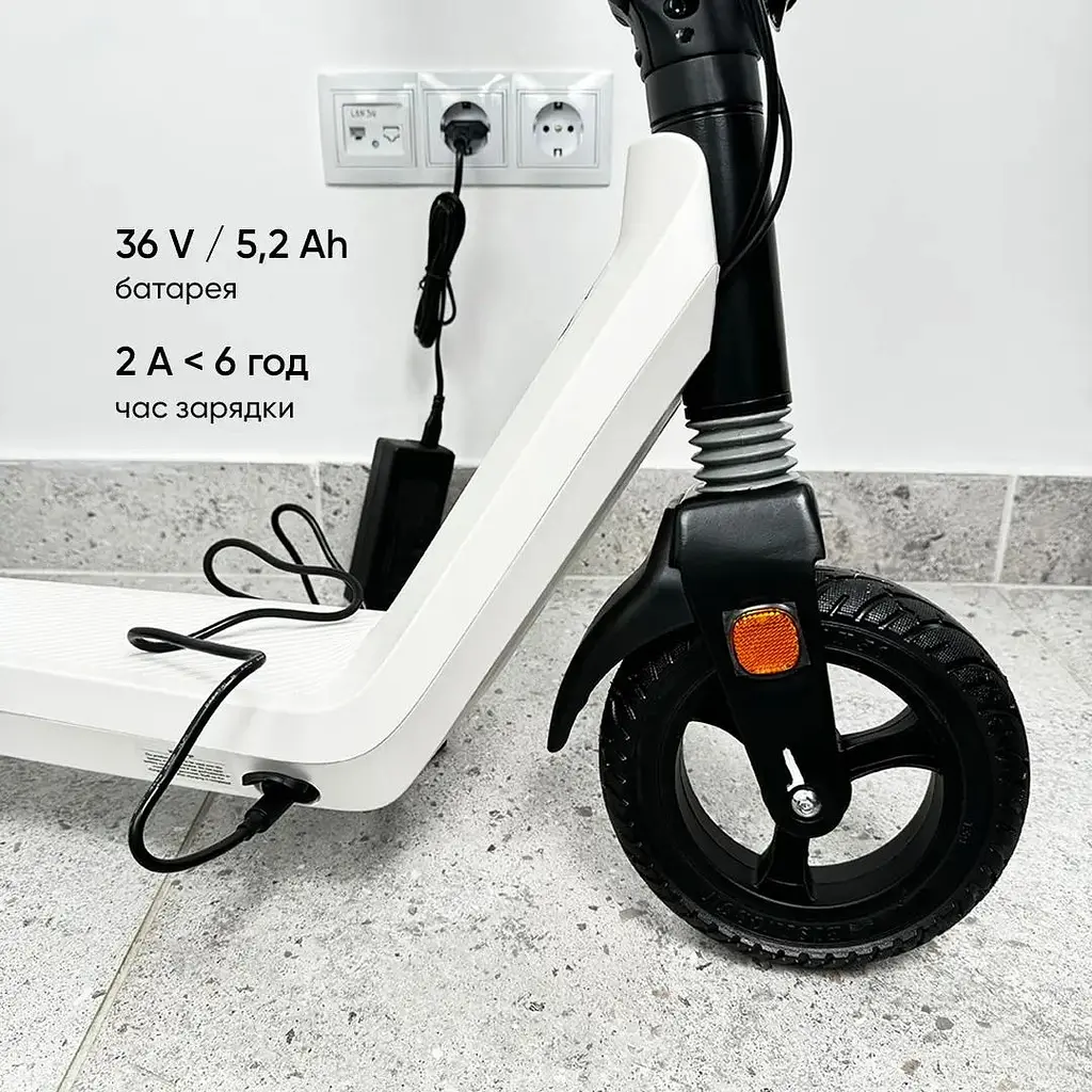Электросамокат OKAI Zippy ES50C складной 250/500W 5.2Ah скорость 25 км/ч пробег до 25 км колеса 8'' нагрузка 75 кг Black - фото 8