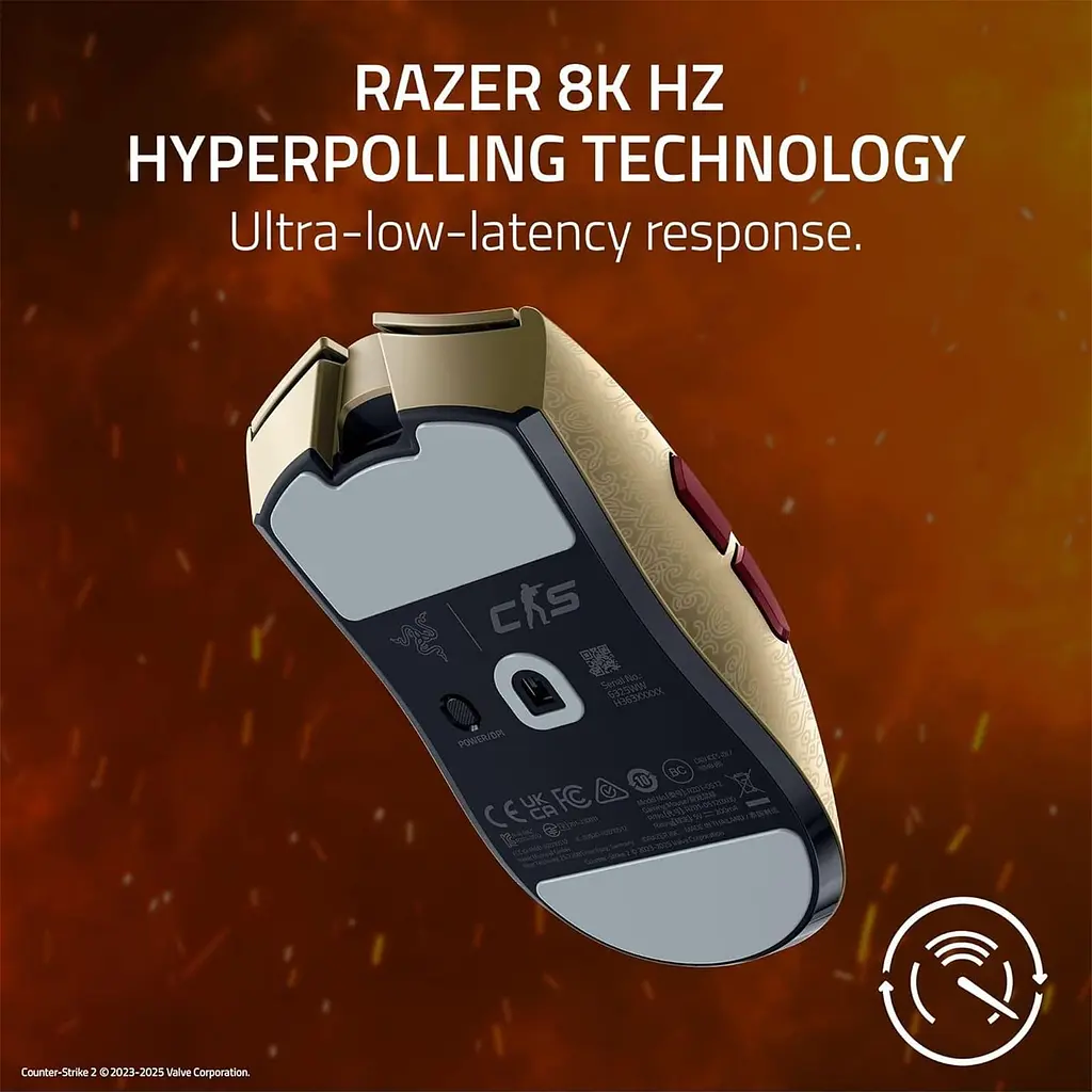 Мышь Razer Viper V3 Pro Wireless Counter-Strike 2 Edition (RZ01-05120800-R3M1) - фото 9