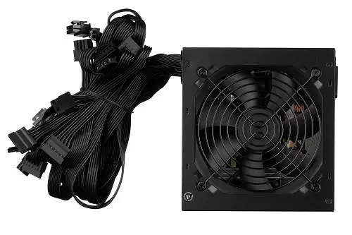 Блок питания 2E 750 Вт Master Power, Black, ATX, 80 Plus, Active PFC, 120 мм, 3xMolex / 5xSATA / 4xPCI-E 6+2-pin / 1xMB 20+4-pin / 1xCPU 4+4-pin, защита OVP/SCP/OPP/OCP (2E-MP750-120APFC) - фото 2
