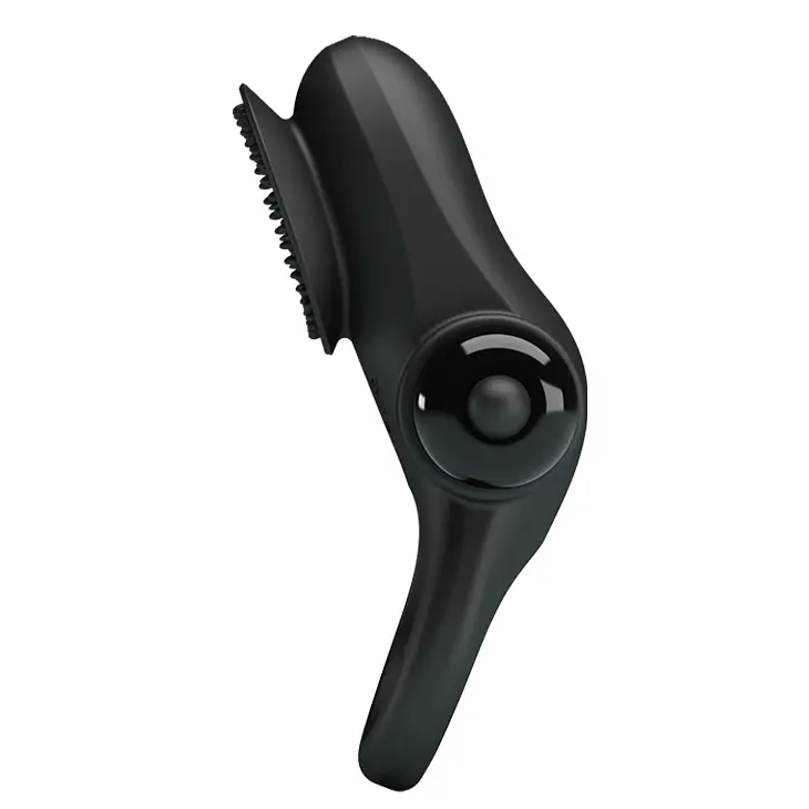 Ерекційне кільце - Pretty Love Vibrant Penis Ring II Black - фото 4