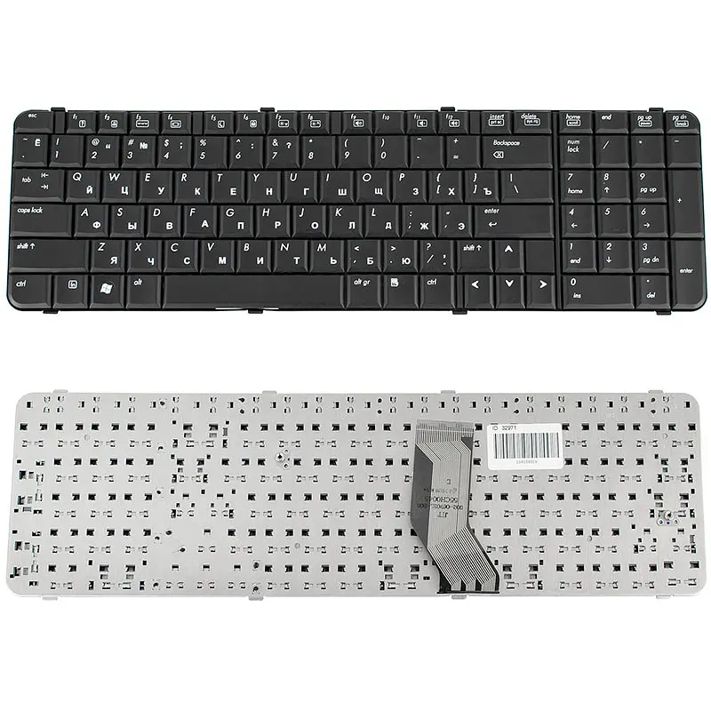 Клавіатура для ноутбука HP (Compaq: 6830P, 6830S) rus, black - фото 2