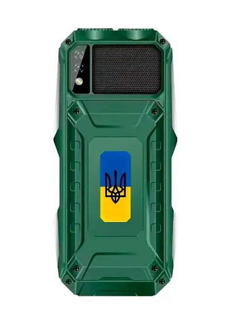 Мобільний телефон Tkexun Q8 (Yeemi Q8) green UA Flag Limited Edition - фото 2