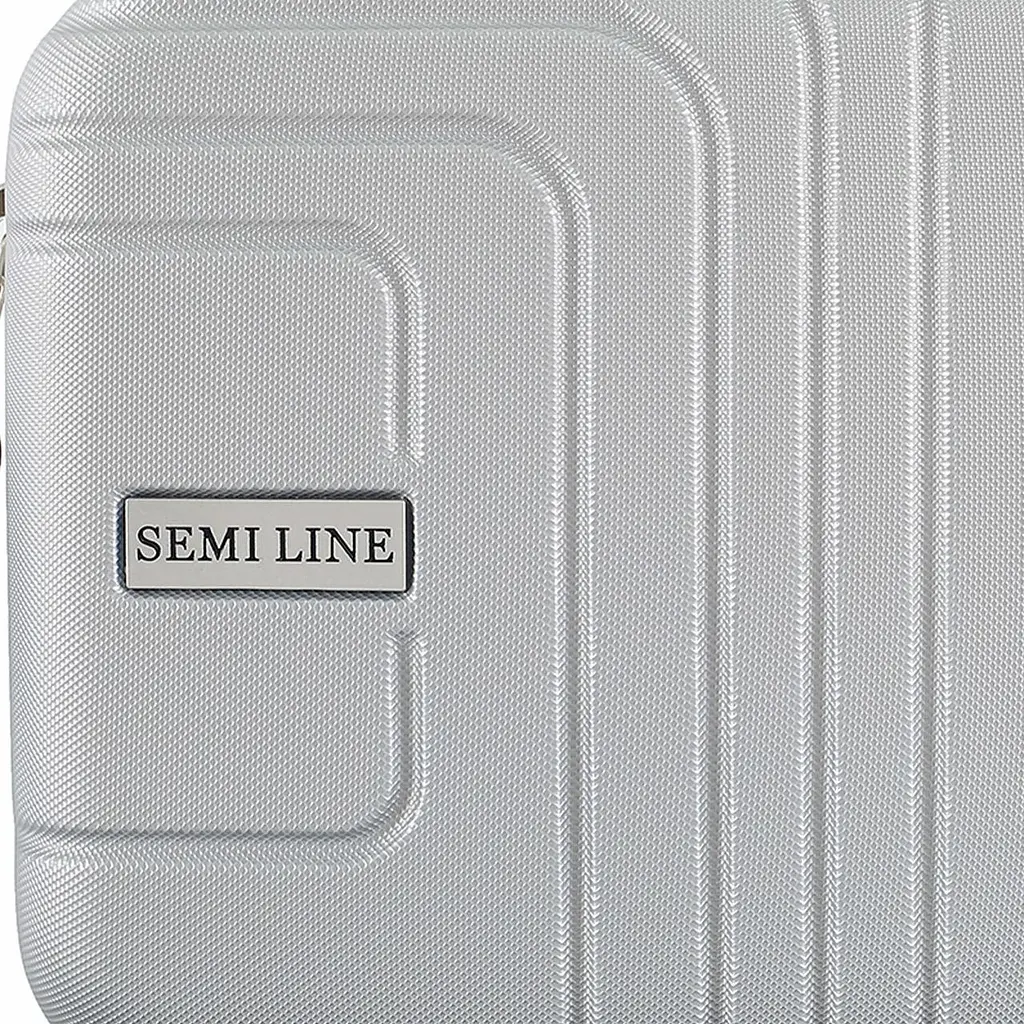 Бьюті-кейс Semi Line 18L Light Grey (T5762-1), Світло-сірий - фото 7