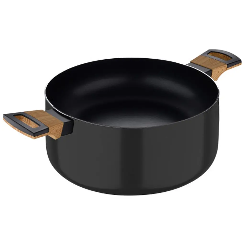 Каструля Bergner Earth black, з кришкою 24 см, 4.3 л (BG-32036-BK) - фото 3