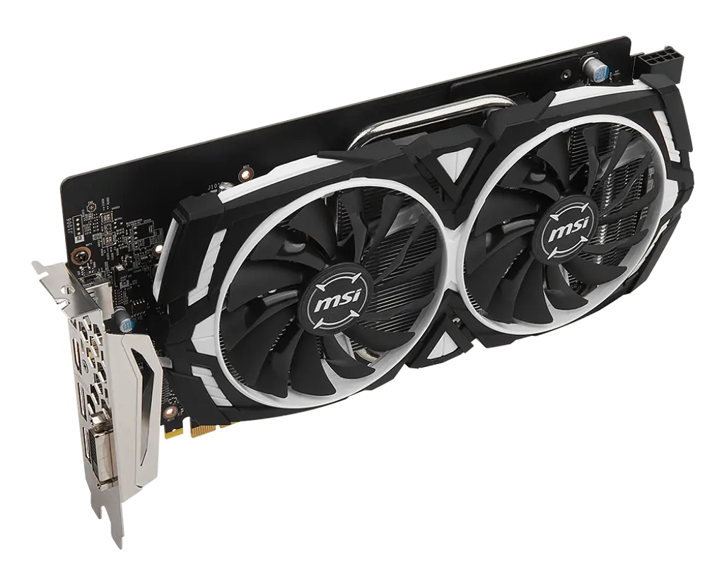 Видеокарта GeForce GTX 1060 6GB MSI Armor (GTX 1060 ARMOR 6G) Б/У - фото 2