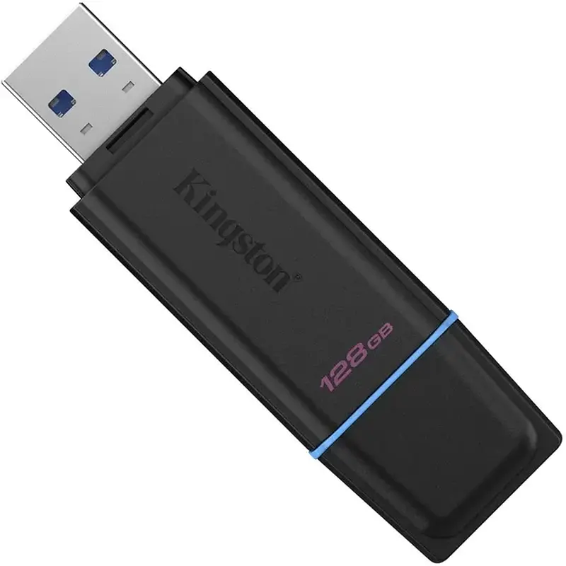 USB-накопичувач KINGSTON 128GB Black-Blue (DTXG2/128GB) - фото 2