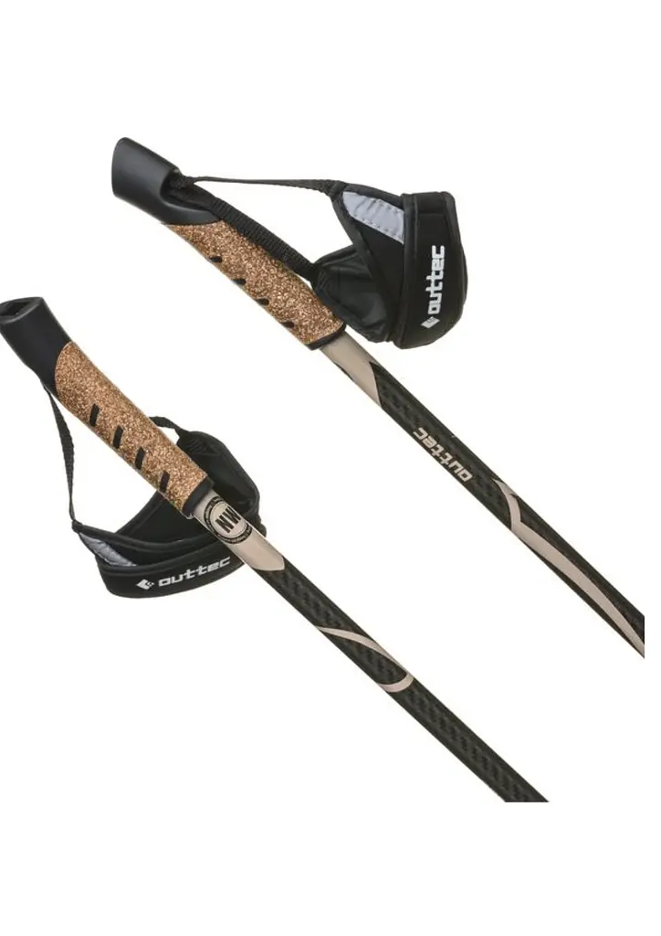 Трекінгові палки Outtec карбонові 115 см 1-секційні Anti-shock - фото 3