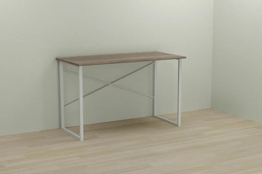 Комп'ютерний стіл Ferrum-decor Дейв 75x140x70 білий ДСП Дуб Сонома Труфель 16мм (FRD-102188) - фото 4