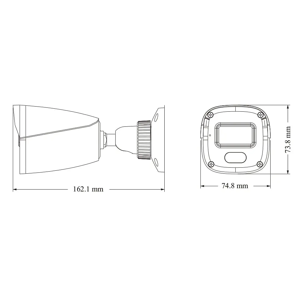 IP-відеокамера 2Mp TVT TD-9421S4L-C(D/PE/AW1) Black f=2.8mm, ІЧ+LED-підсвічування, з мікрофоном (77-00495) - фото 2