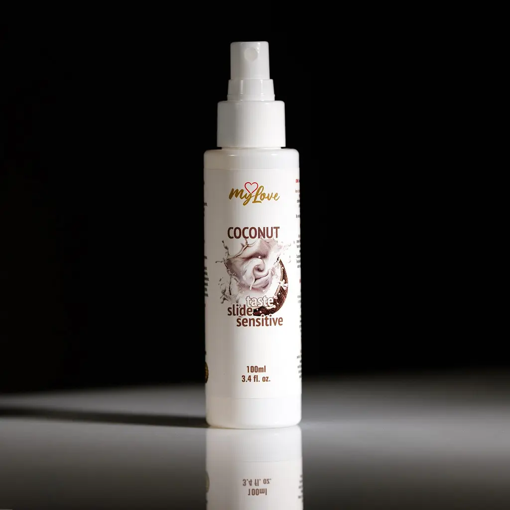 Лубрикант на водній основі MyLove Taste Slide Sensitive Coconut, 100 мл - фото 4