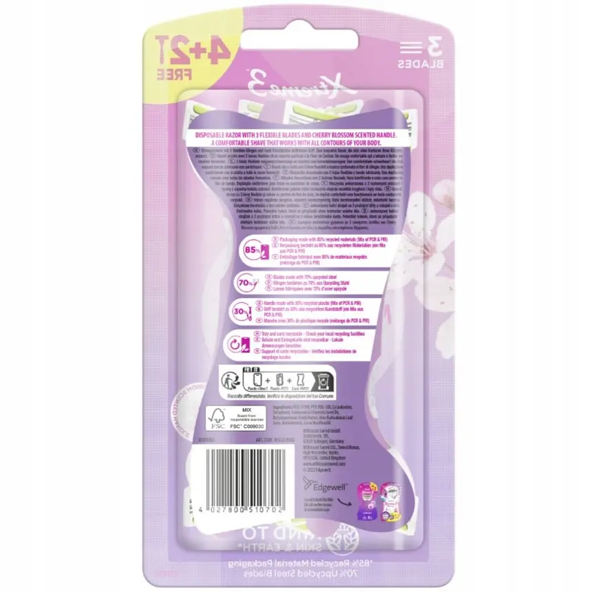 Бритва одноразова Wilkinson Sword Xtreme 3 Comfort, 6 шт. - фото 3