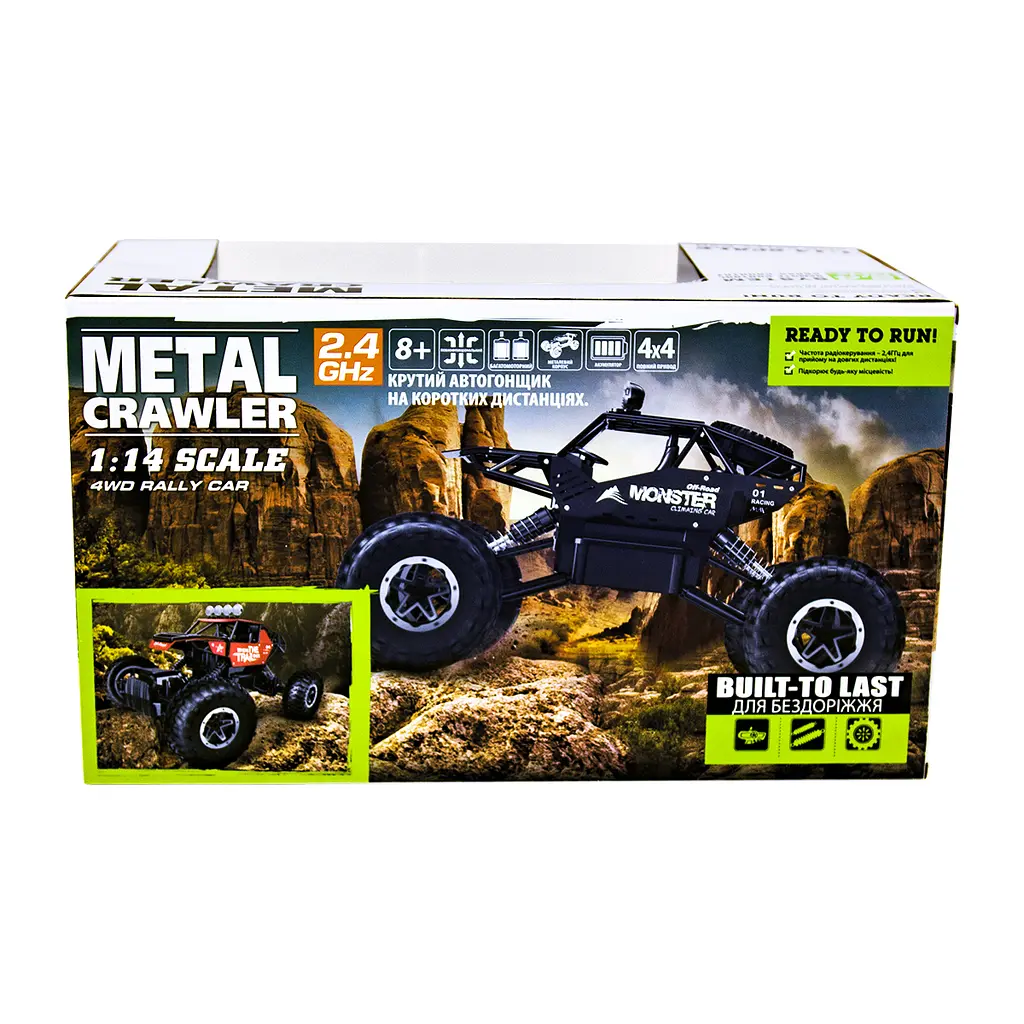 Машинка на радіокеруванні Sulong Toys Off-Road Crawler Force 1:14 золотий (SL-122RHG) - фото 13