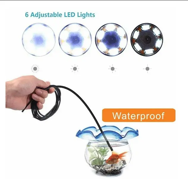 Камера Ендоскоп Android та PC Endoscope, гнучка USB-камера (100P) 3.5 м - фото 6
