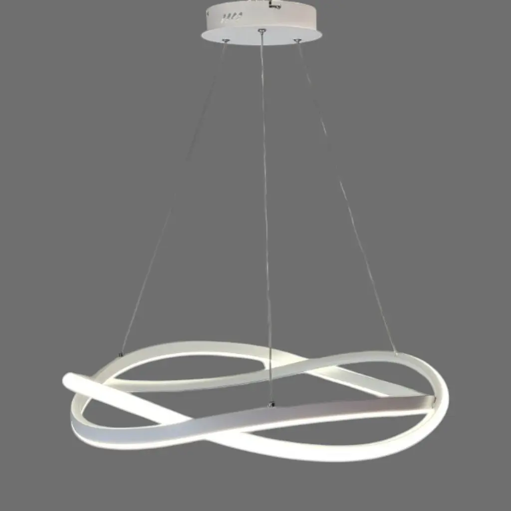 Стильна підвісна LED-люстра Art 2463/600 WH - фото 3