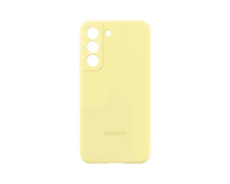 Чохол-накладка Samsung Silicone Cover для Samsung Galaxy S22 SM-S901 Butter Yellow (EF-PS901TYEGRU) - фото 3