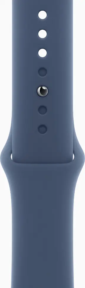 Смарт-годинник Apple Watch Series 10 GPS 46mm Silver Alu. Case w. Denim Sport Band - M/L (MWWM3) - фото 3