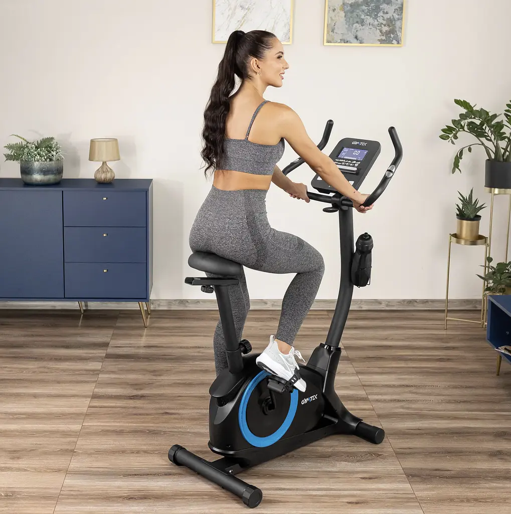 Велотренажер Gymtek XB3000 електромагнітний синій - фото 11