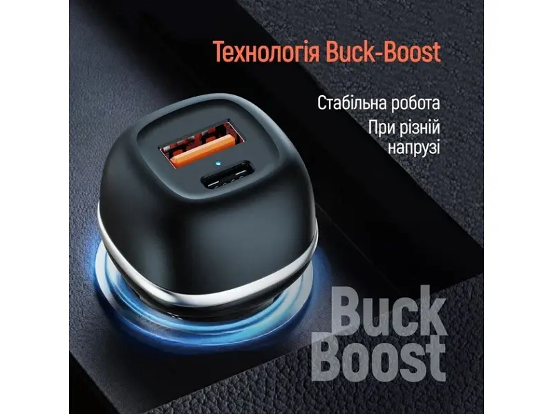 Автомобільний зарядний пристрій ColorWay 83 W Black (CW-CHA068PD-BK) - фото 7