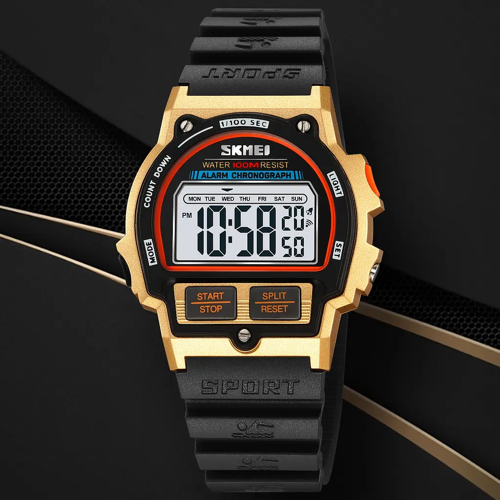 Наручний годинник 2263BKGD Black-Gold Skmei acs0030095 - фото 5