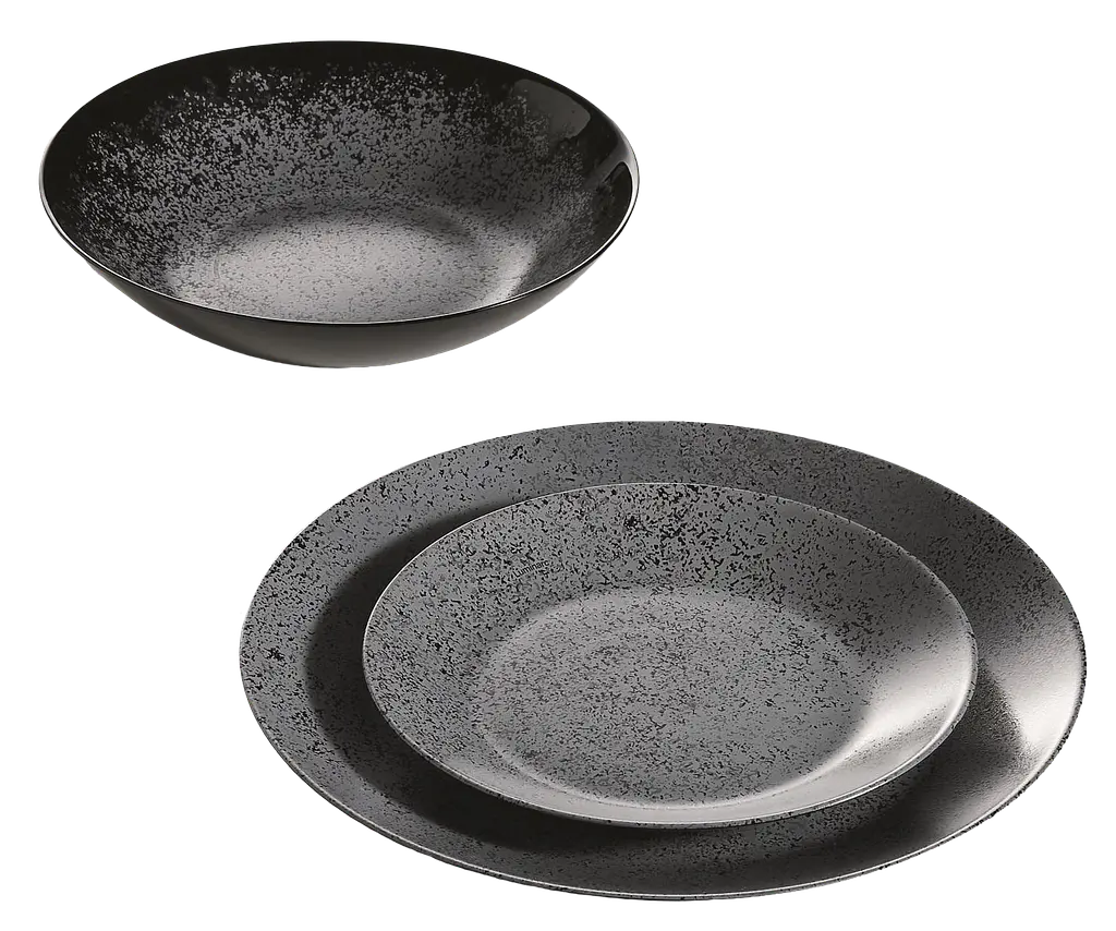 Тарілка обідня Luminarc Slate Black, 25 см (6788144) - фото 7