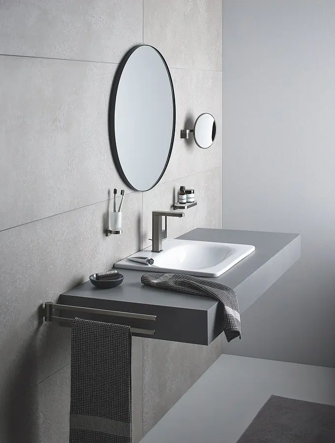 Змішувач для умивальника М-Size Grohe Plus 23871AL3 Графіт - фото 8